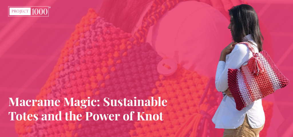 Image of Macrame Magic: Sustainable Totes and the Power of Knots