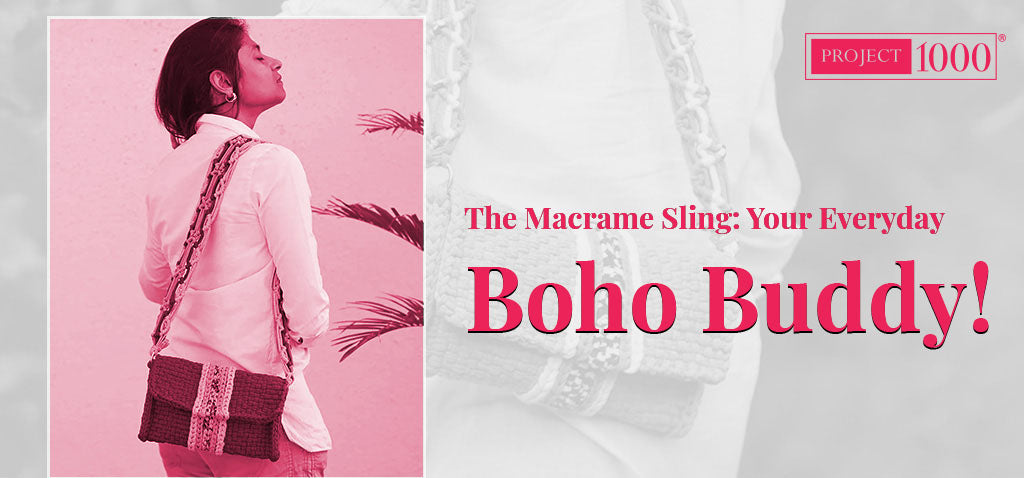 Image of The Macrame Sling: Your Everyday Boho Buddy!
