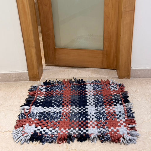 Bathroom Mat / Door Mat / Meditation Mat | Brown, Grey, Navy, Charcoal