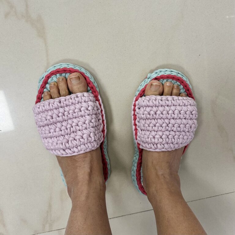 Image of Indoor Slippers Unisex | Sea green, Light lavender