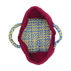 Planter bag | Size: small | Maroon, Blue, Lemon