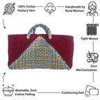 Planter bag | Size: small | Maroon, Blue, Lemon
