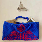 Planter bag | Size: small | Royal Blue-Fuchsia