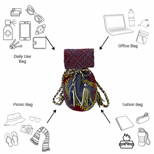Backpack Blue Green Maroon Color Premium Collection | Shoulder carry