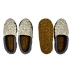 Indoor Shoes Unisex Grey Off white Brown Dark denim