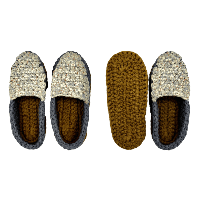 Indoor Shoes Unisex Grey Off white Brown Dark denim