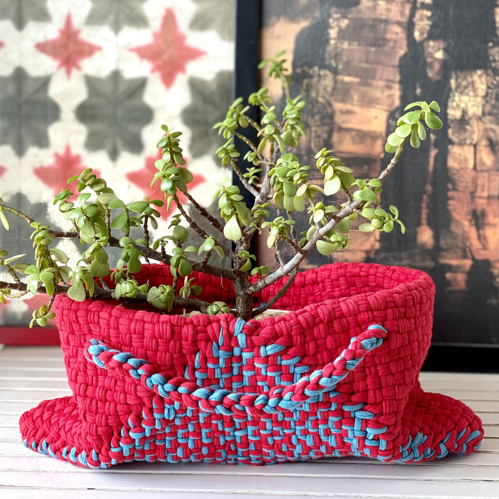 Planter bag | Size: small | Red, Blue