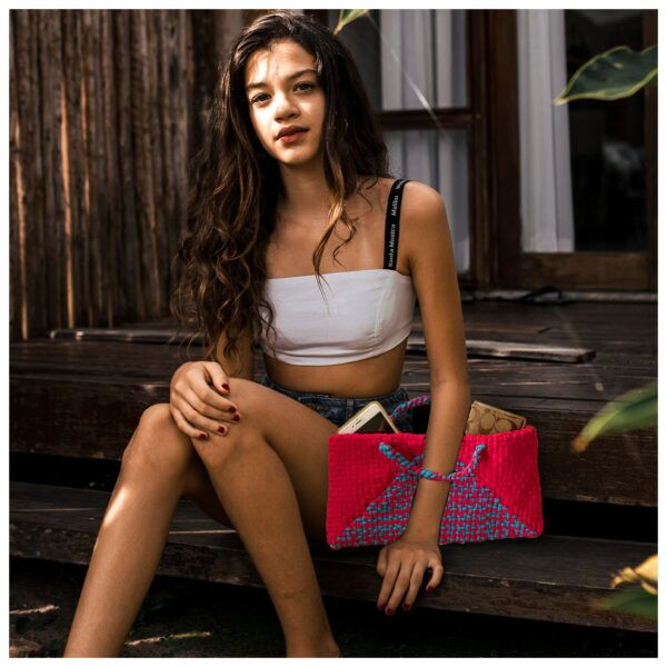 Image of Planter bag | Size: small | Red, Blue