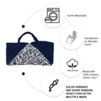 Planter bag | Size: small | Navy Blue, White