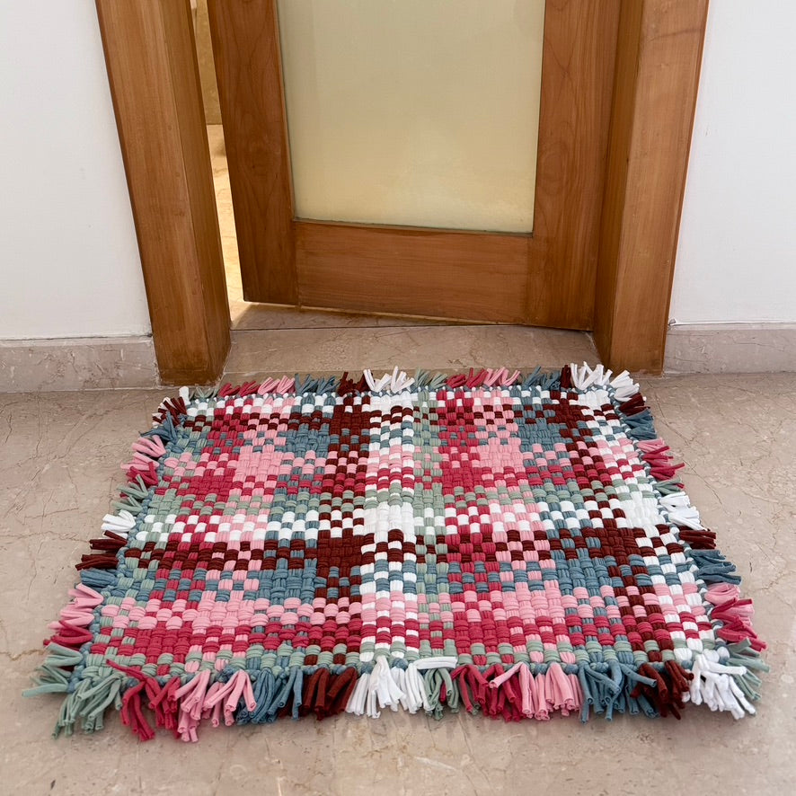 Image of Bathroom Mat / Door Mat / Meditation Mat | Multicolour