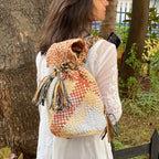 Backpack Brown Grey Beige Color Premium Collection | Shoulder carry