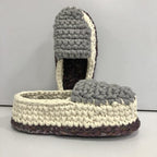 Indoor Shoes Unisex Burgundy Grey Off white
