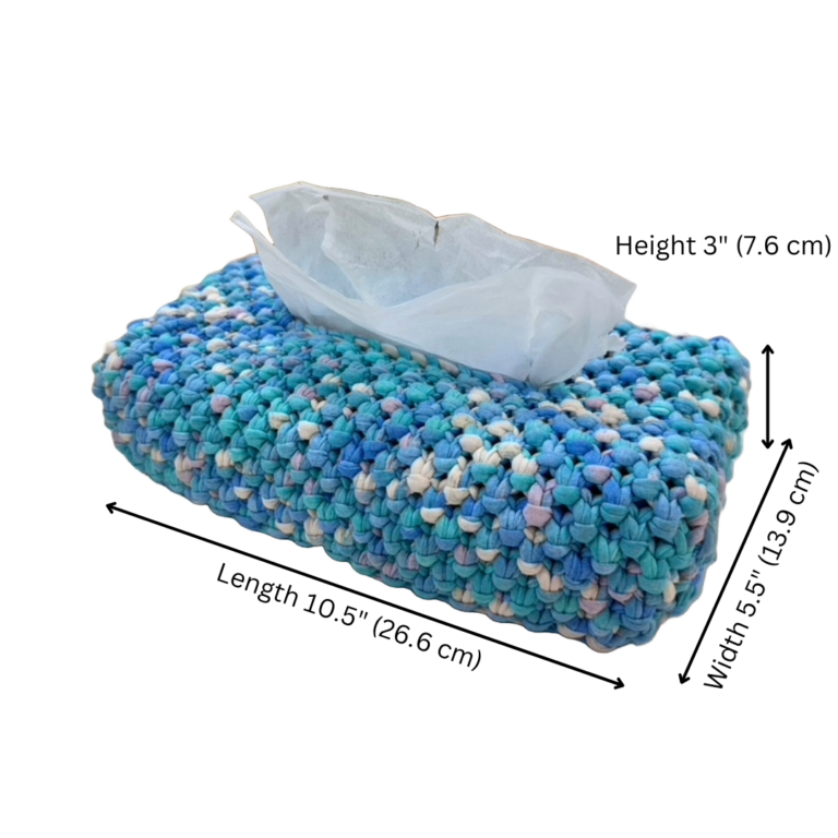 Image of Tissue Box Cover Blues