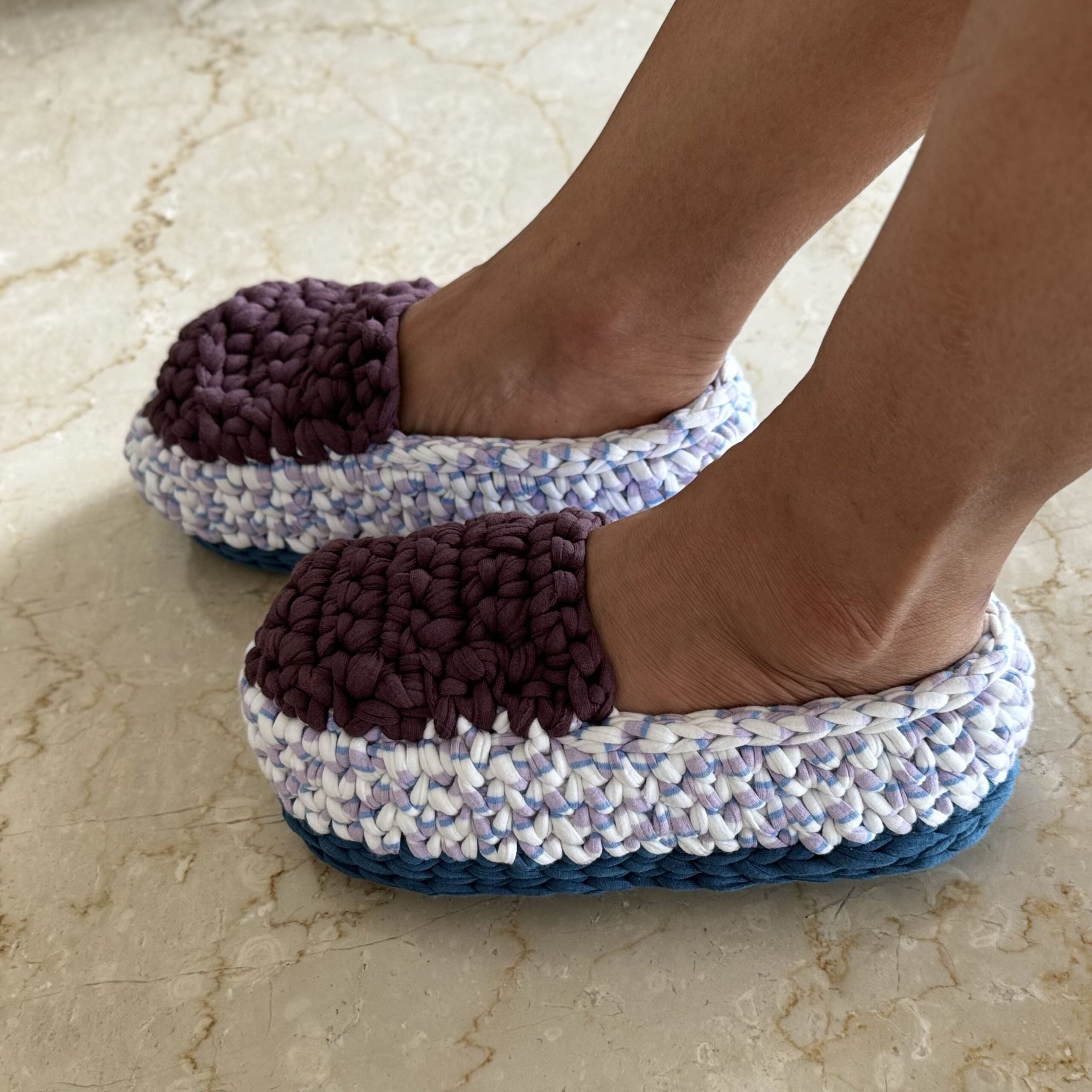 Image of Indoor Shoes Unisex Burgundy, Lavender, Blue