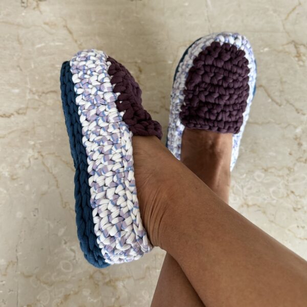 Image of Indoor Shoes Unisex Burgundy, Lavender, Blue