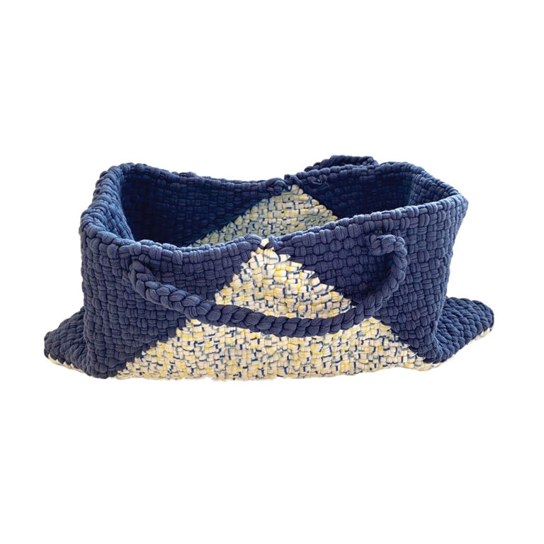 Image of Planter bag | Size: small | Blue, White