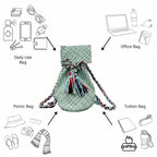 Backpack Mint Teal Color Premium Collection | Shoulder carry