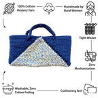 Planter bag | Size: small | Blue, White