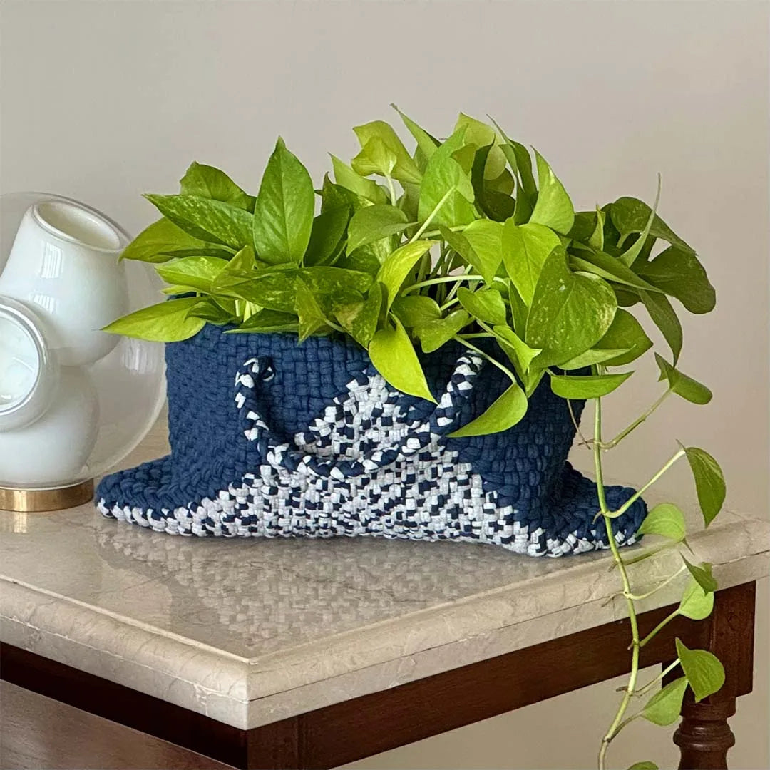 Image of Planter bag | Size: small | Blue, Grey, Small