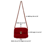 Macrame Sling | Coral| Shoulder Sling or Cross body
