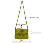 Macrame Sling | Lime| Shoulder Sling or Cross body