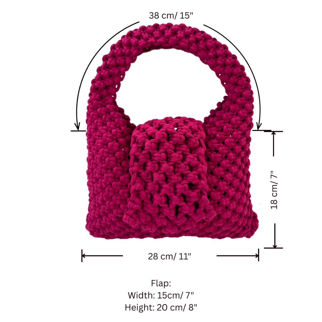Image of Fuschia Trellis Bag