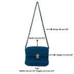Macrame Sling | Blue | Shoulder Sling or Cross body