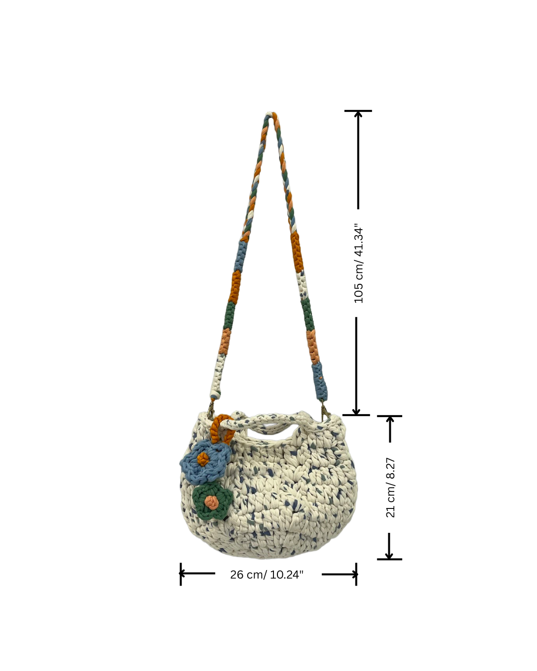 Image of Bloom Bag White Blue