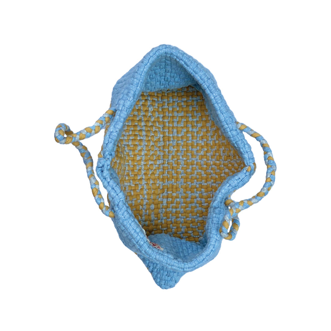 Image of Planter bag | Size: small | Sky Blue, Beige, Grey
