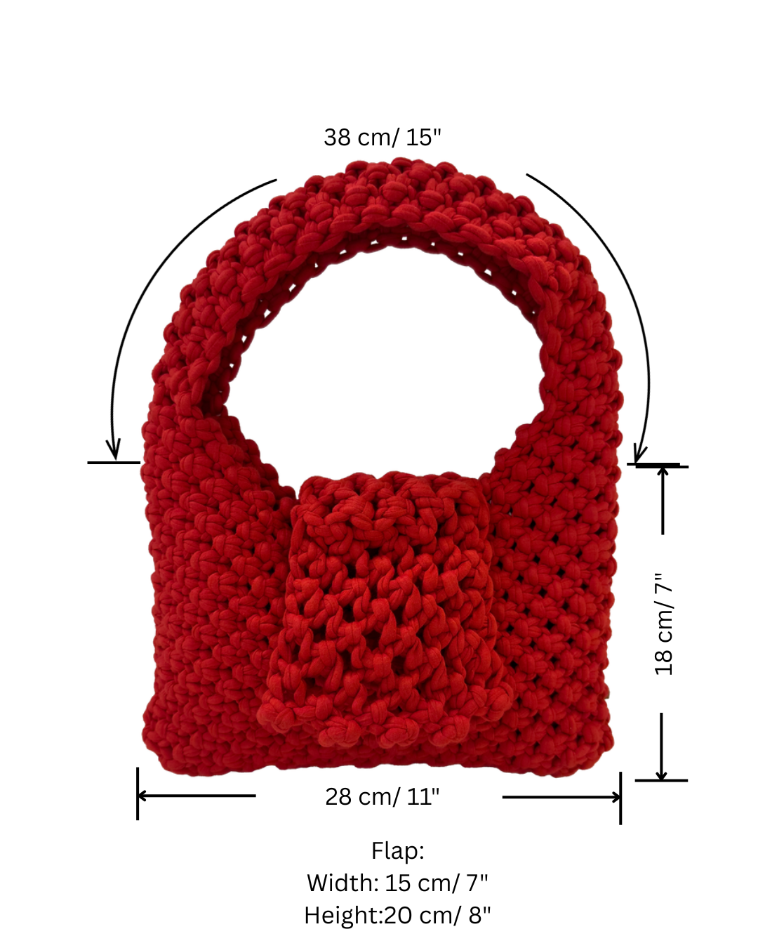 Image of Red Trellis Bag