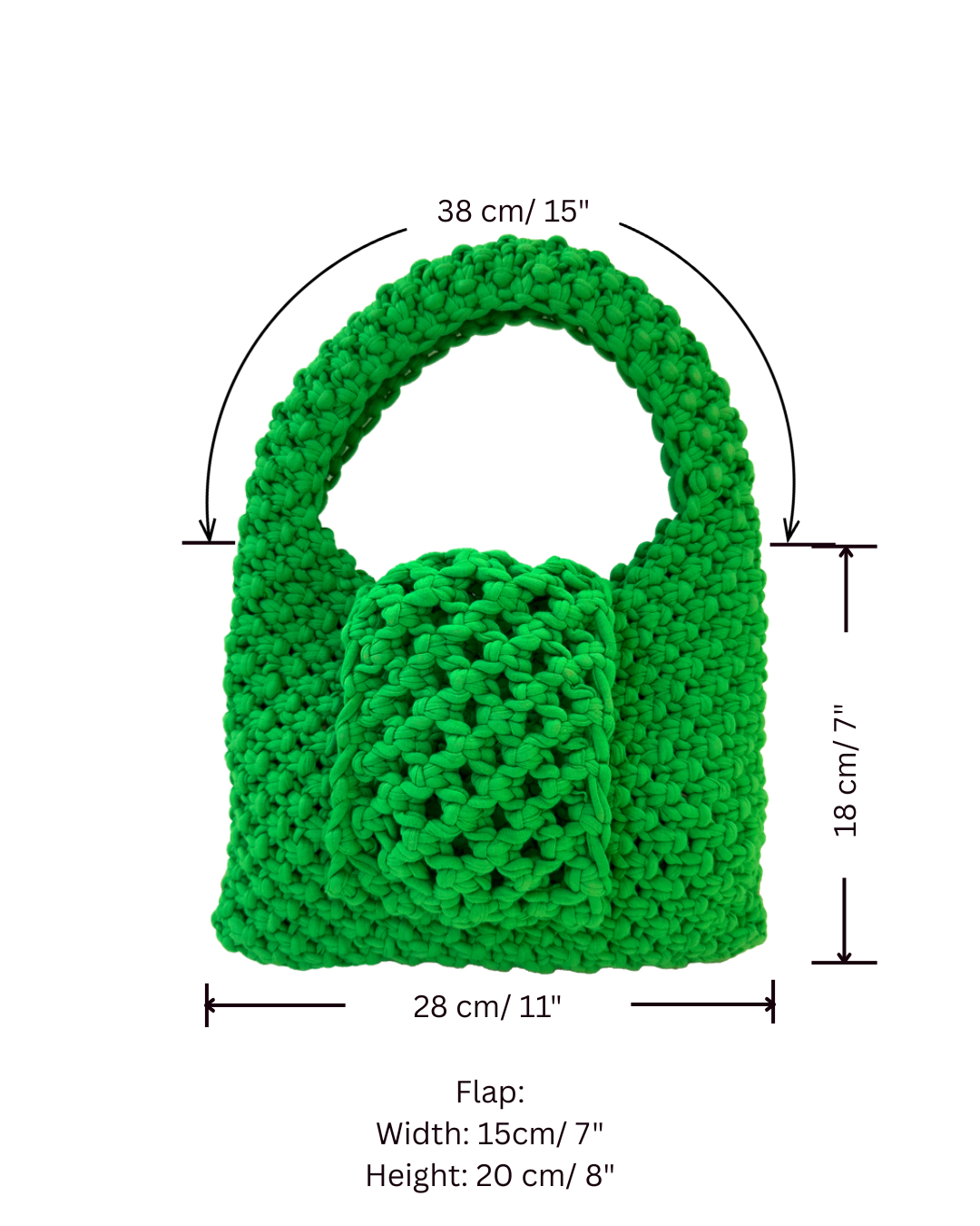 Image of Green Trellis Bag
