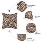 Square Cushion Cover Pink Grey