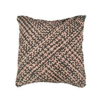 Square Cushion Cover Pink Grey