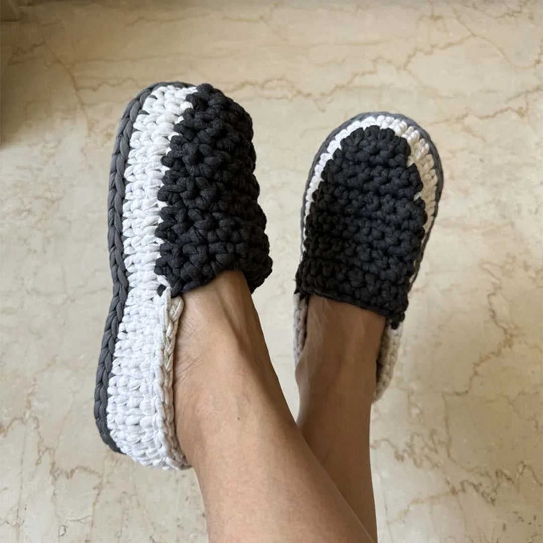 Image of Indoor Shoes Unisex Charcoal Grey Silver Grey