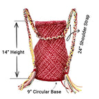 Backpack Shaded Maroon Color Classic Collection | Shoulder carry