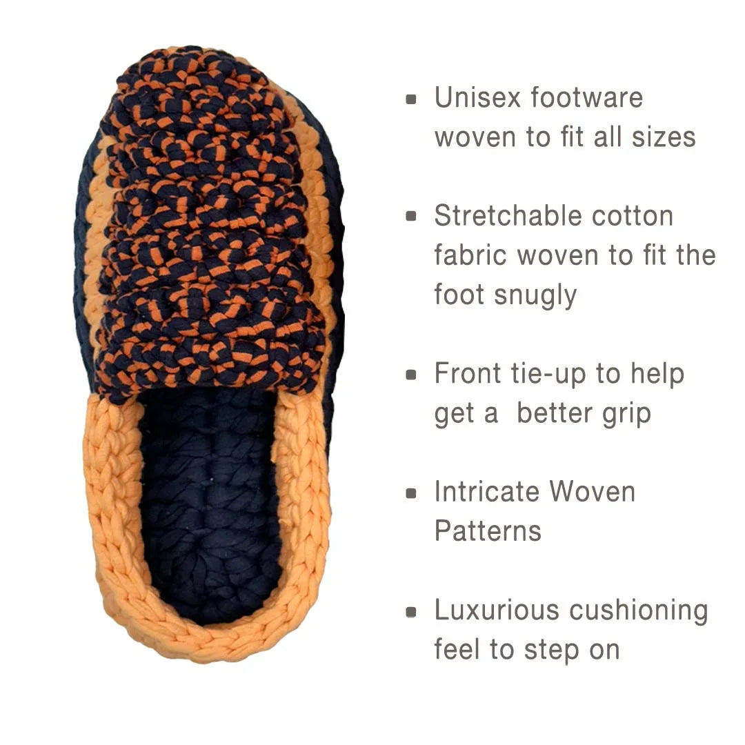 Image of Indoor Shoes Unisex Orange Blue