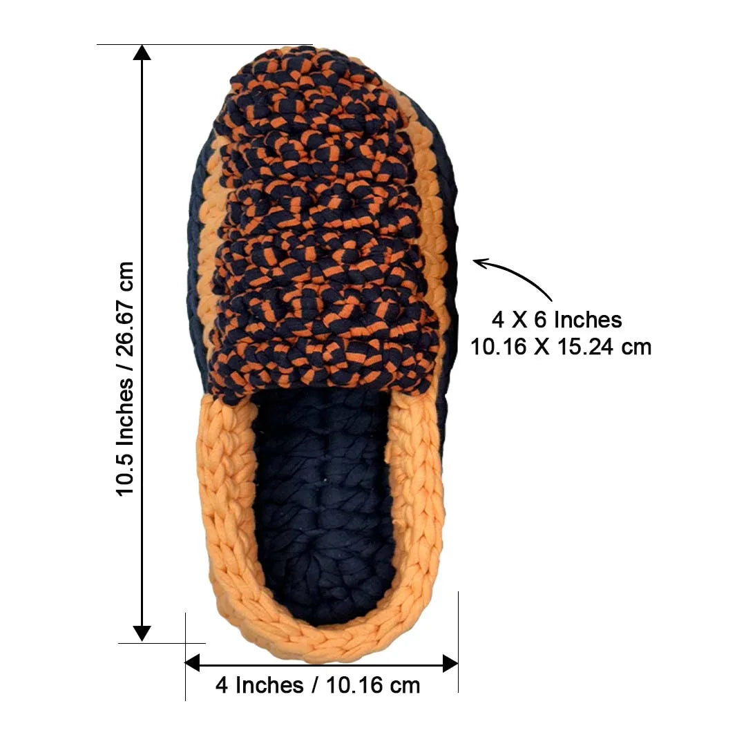 Image of Indoor Shoes Unisex Orange Blue