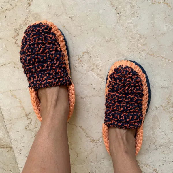 Image of Indoor Shoes Unisex Orange Blue