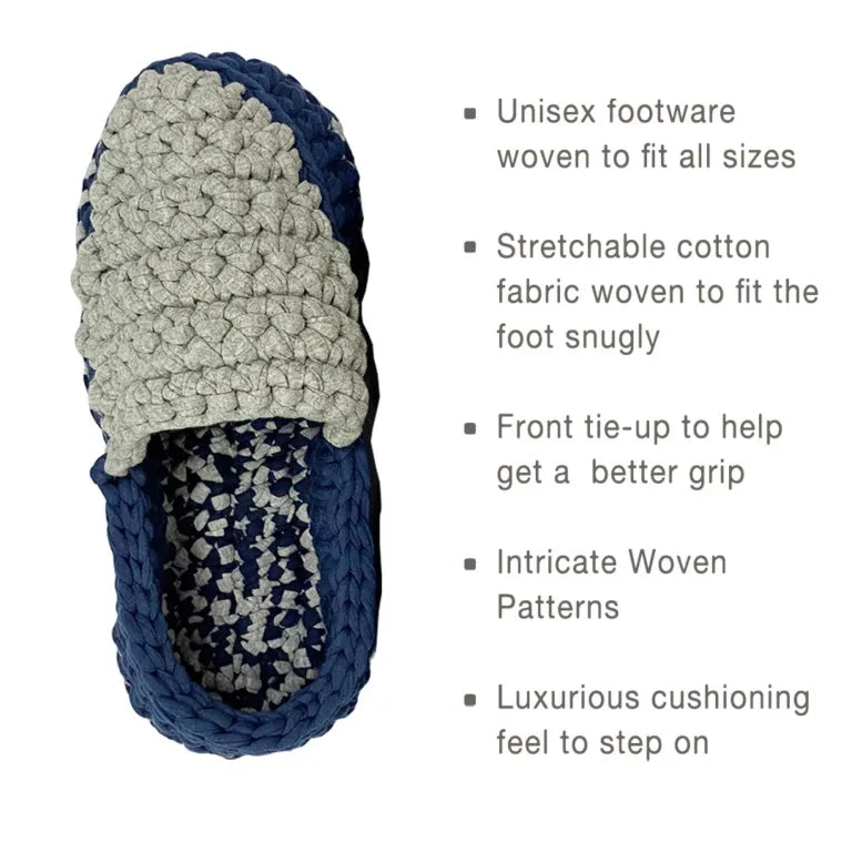Image of Indoor Shoes Unisex Grey Blue