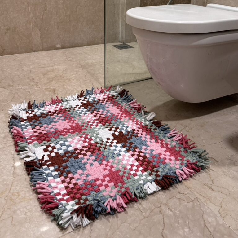 Image of Bathroom Mat / Door Mat / Meditation Mat | Multicolour