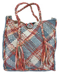Soft Tote | Hand Carry | Blue, Maroon, Off White