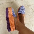 Indoor Shoes Unisex Purple Peach
