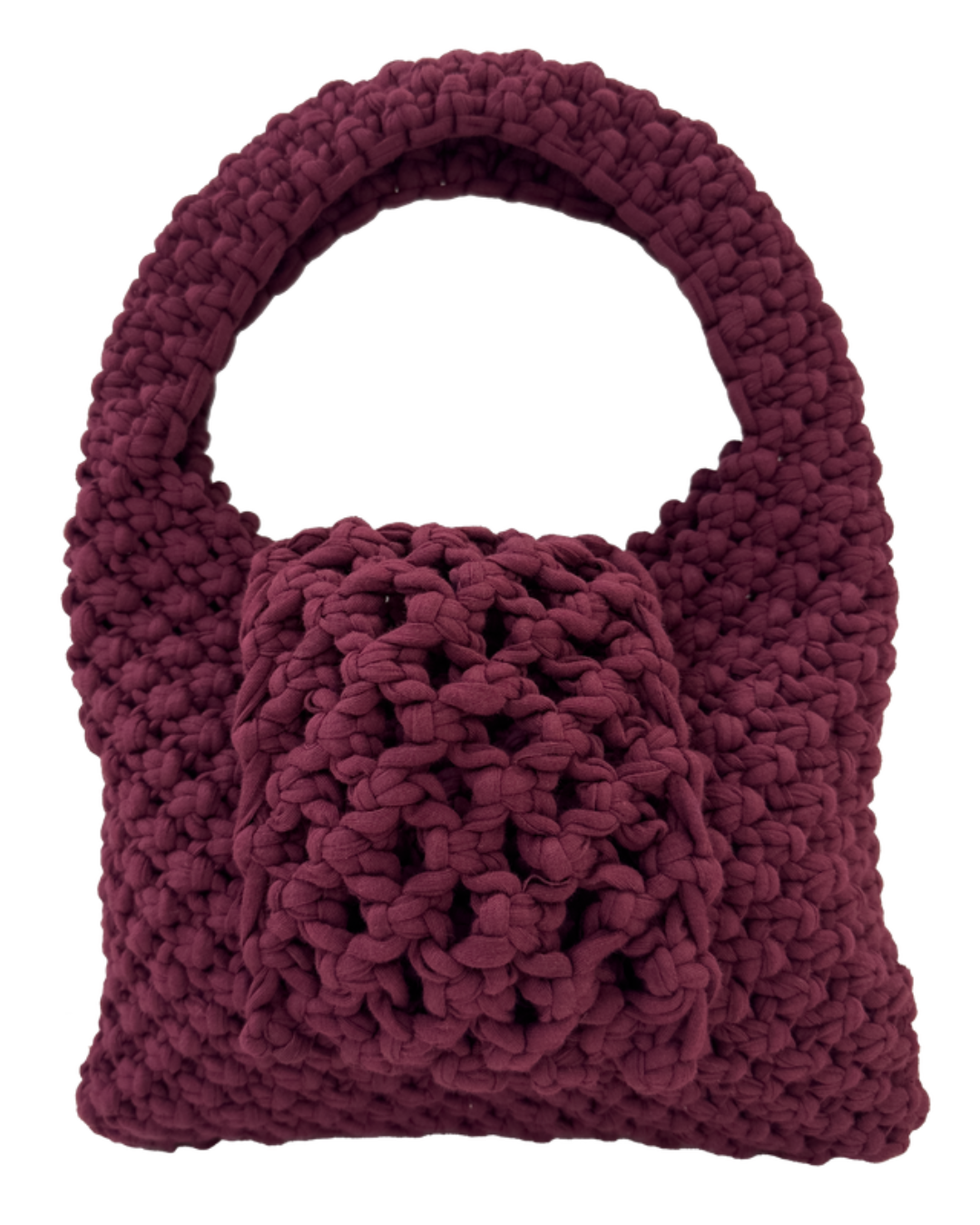 Image of Burgundy Trellis Bag