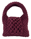 Burgundy Trellis Bag