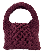 Burgundy Trellis Bag