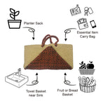 Planter bag | Size: small | Light Beige, Brown
