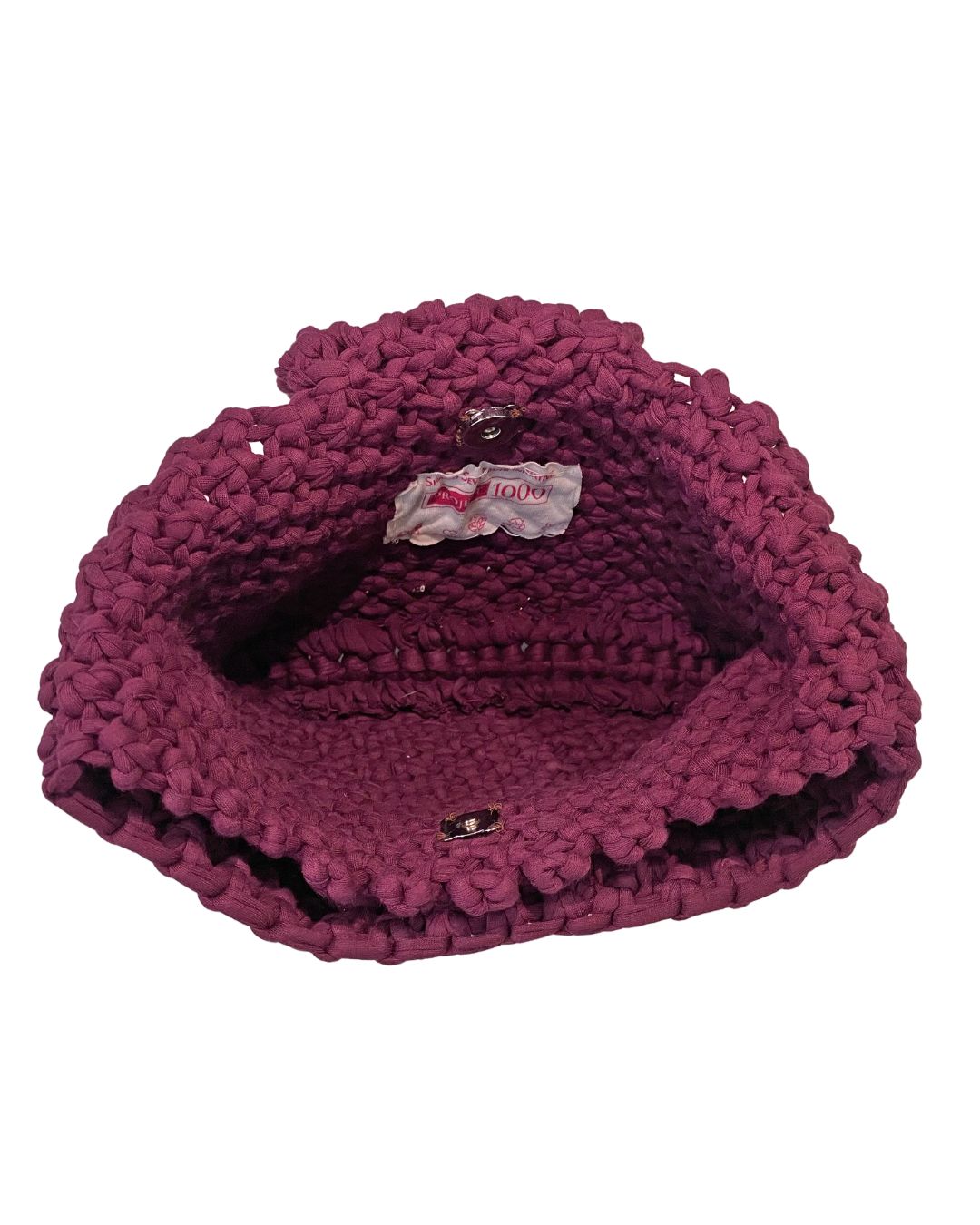 Image of Burgundy Trellis Bag