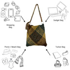 Shoulder Tote Bags Brown Beige Green Color Premium Collection | Shoulder carry