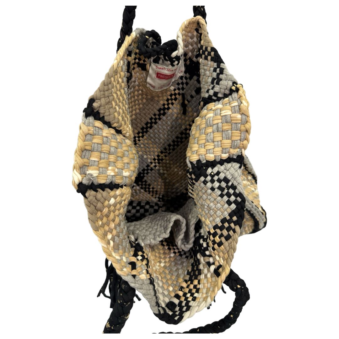 Image of Soft Tote | Hand Carry | Beige, Grey Black