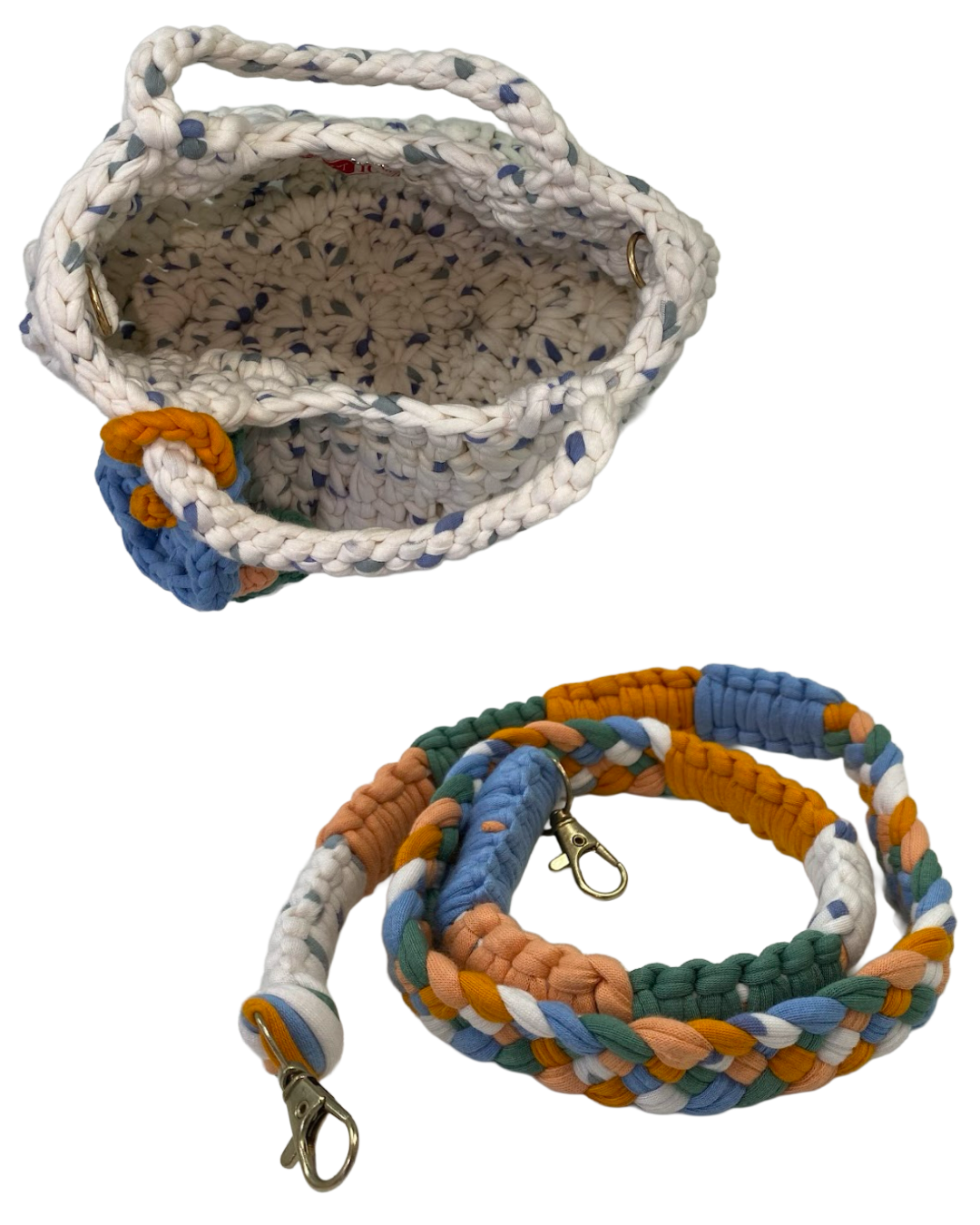 Image of Bloom Bag White Blue